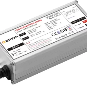 Outdoor light converter 12V & 24V - 200W