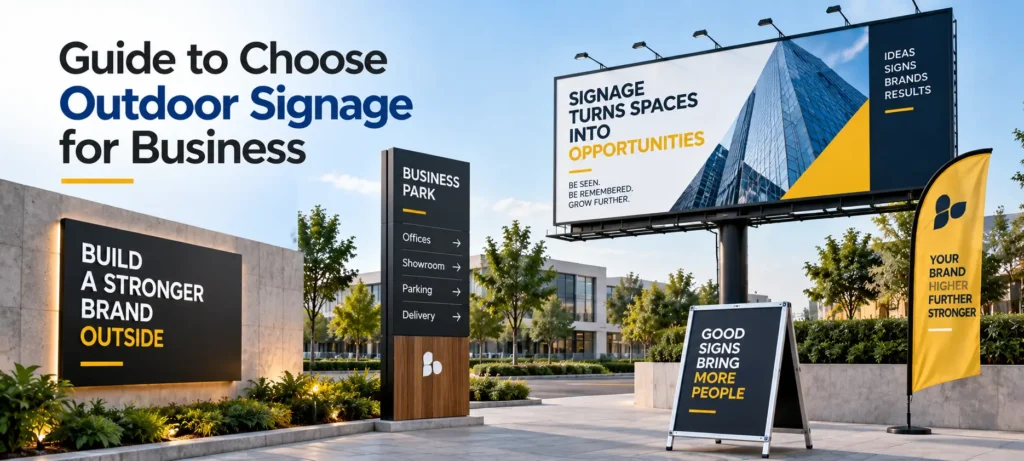 Choose Outdoor Signage