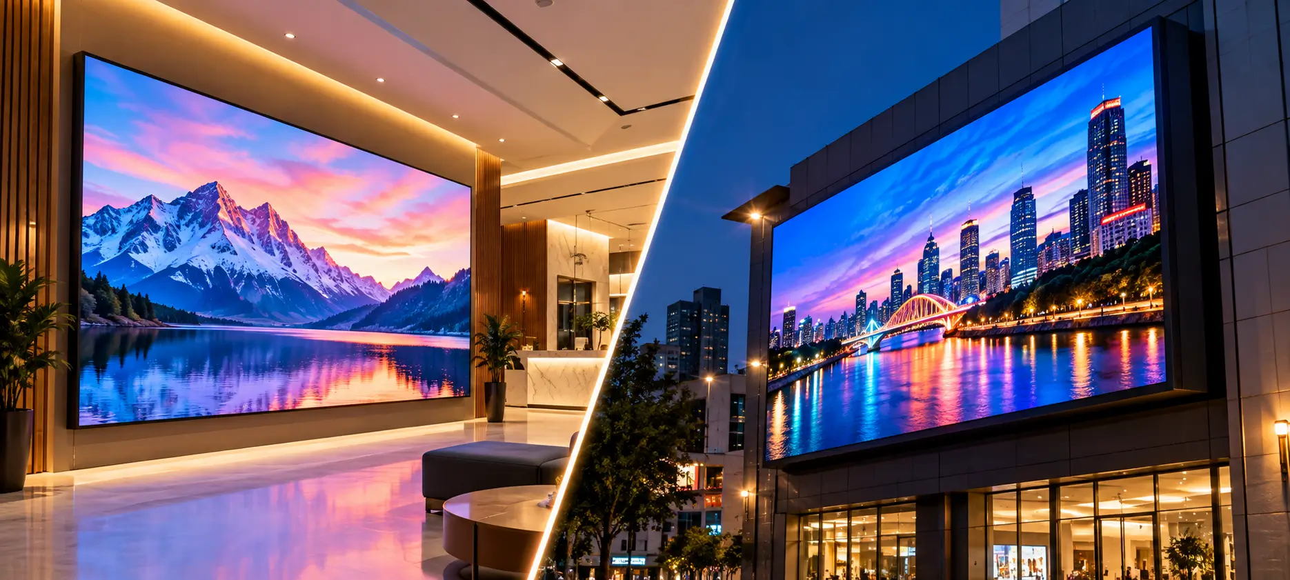 Indoor vs Outdoor LED Signage